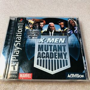 X-Men: Mutant Academy  (Sony PlayStation 1, 2001) PS1 CIB Complete TESTED!!